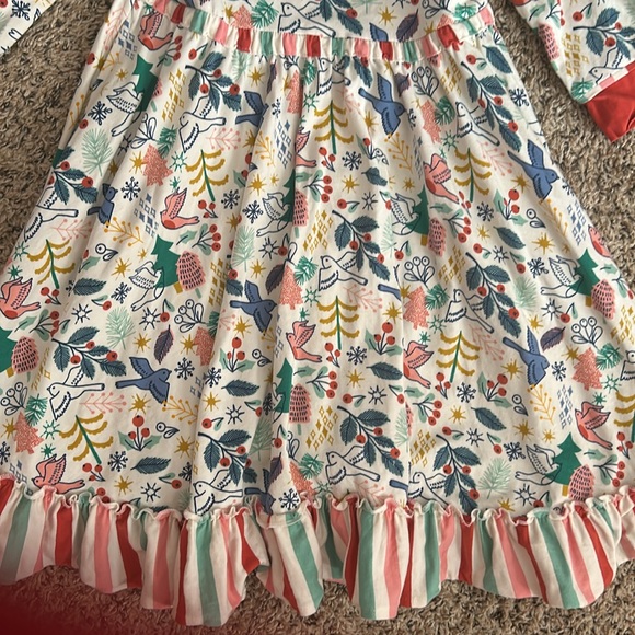 Wildflowers girls 6 Best Day Ever Merry Merry Holiday Dress! Can wear as tunic! - Picture 6 of 10
